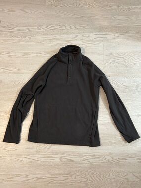 Outdoor Research Men's Dark Gray Thermal Waffle Henley Pullover